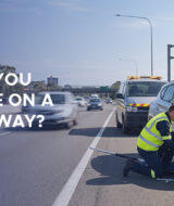 Flat Tyre on a Sydney Motorway
