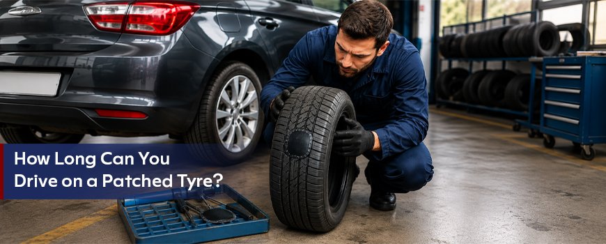 patched tyre lifespan