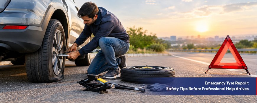 Emergency Tyre Repair: Safety Tips Before Professional Help Arrives